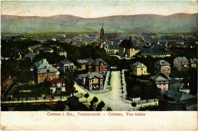 Carte postale ancienne Colmar i. Els. Totalansicht - Colmar à Colmar