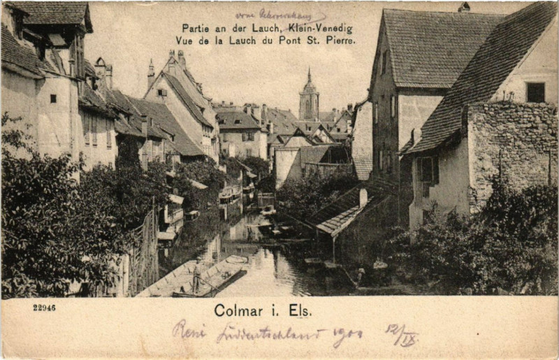 Carte postale ancienne Partie an der Lauch - Klein-Venedig