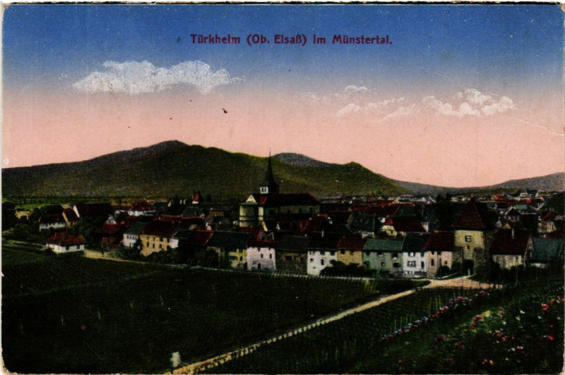 Carte postale ancienne Turkheim im Munstertal à Munster