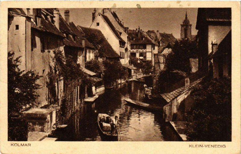 Carte postale ancienne Kolmar - Klein Venedig