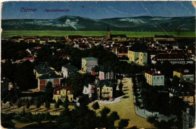 Carte postale ancienne Colmar - Gesamtansicht à Colmar