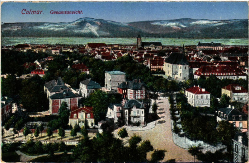 Carte postale ancienne Colmar - Gesamtansicht à Colmar