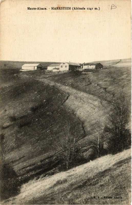Carte postale ancienne Haute-Alsace - Markstein