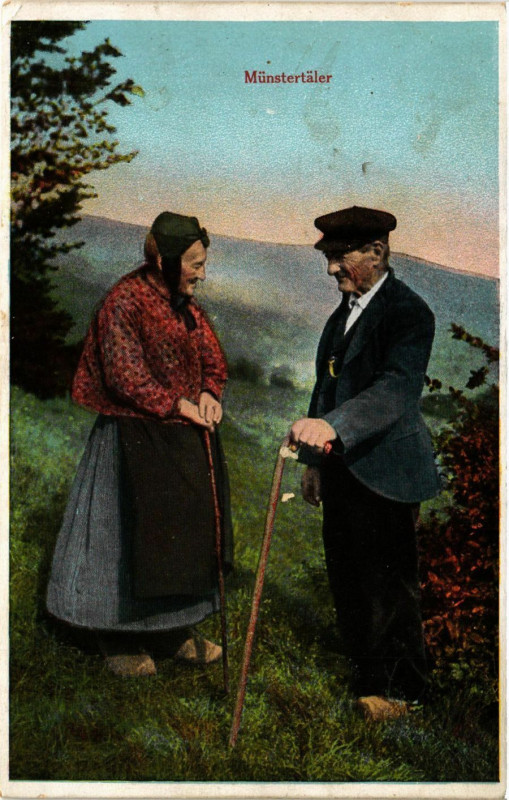 Carte postale ancienne MUNSTERTALer à Munster
