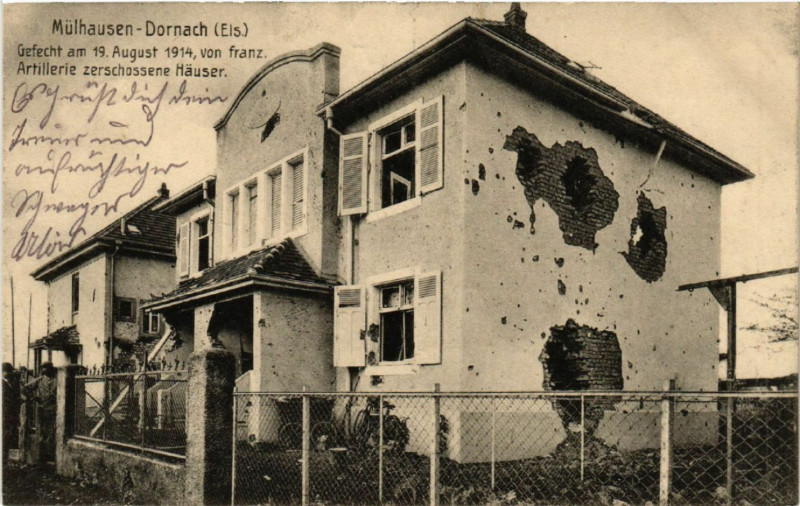 Carte postale ancienne Mulhausen Dornach