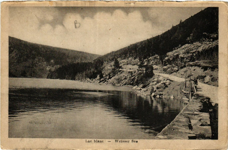Carte postale ancienne Lac-Blanc - Weisser See