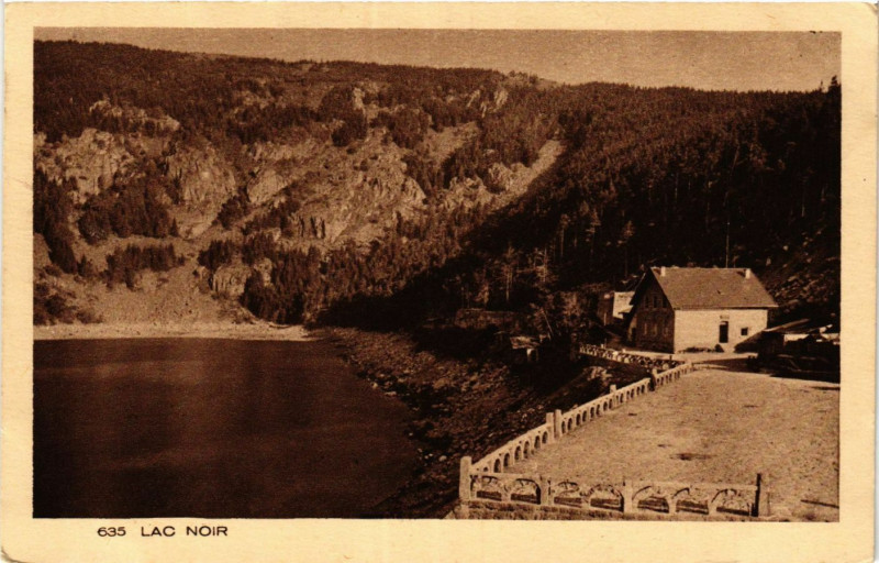 Carte postale ancienne Lac Noir