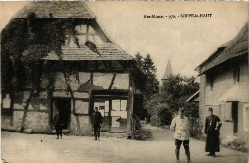 Carte postale ancienne Haute-Alsace - Soppe le Haut