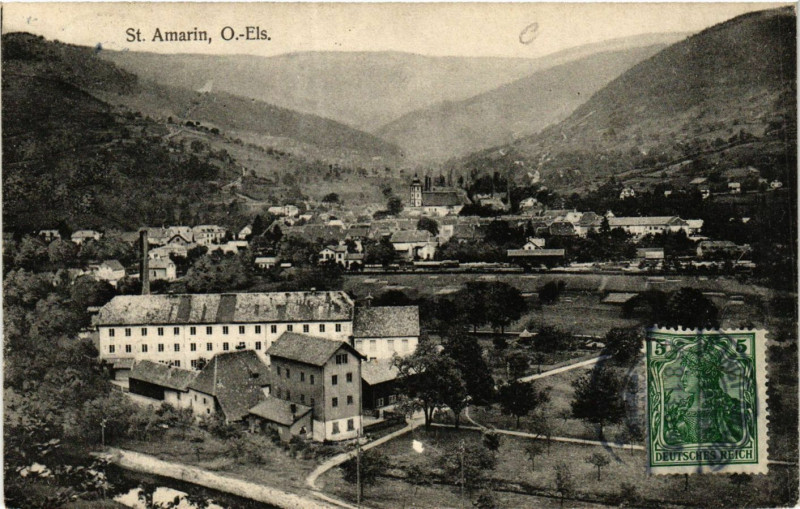 Carte postale ancienne Saint-Amarin O.-Els. à Saint-Amarin