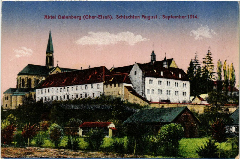 Carte postale ancienne Abtel Oelenberg - Schlachten August