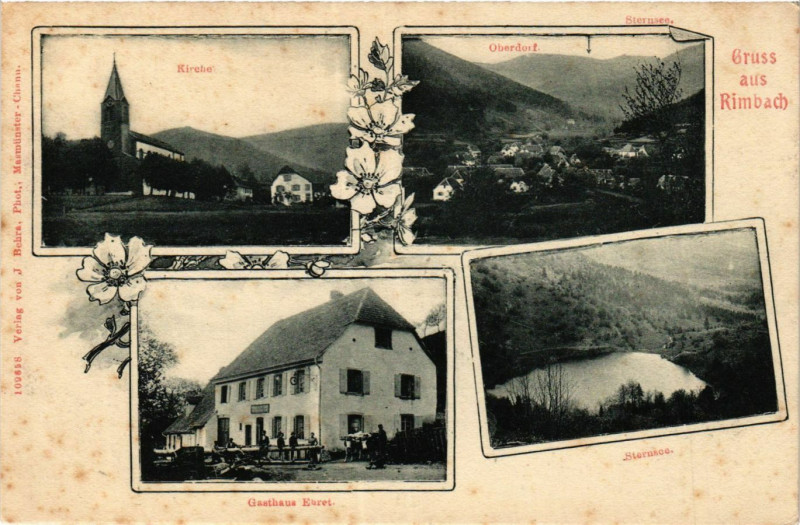 Carte postale ancienne Gruss aus Rimbach