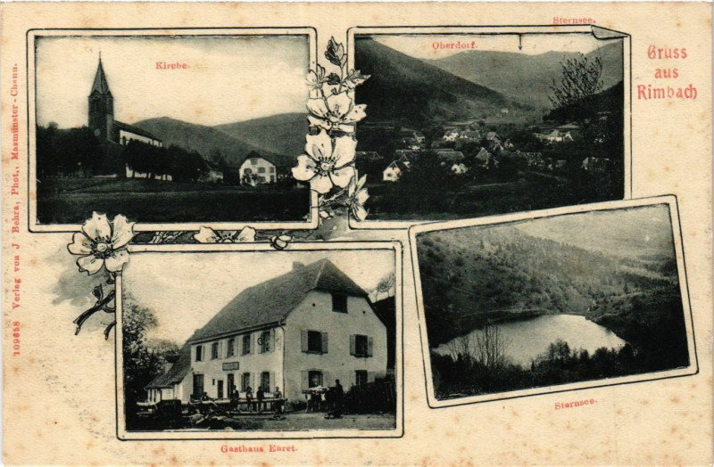 Carte postale ancienne Gruss aus Rimbach