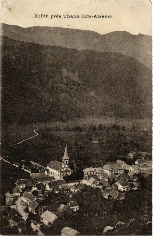Carte postale ancienne Kruth pres Thann à Kruth