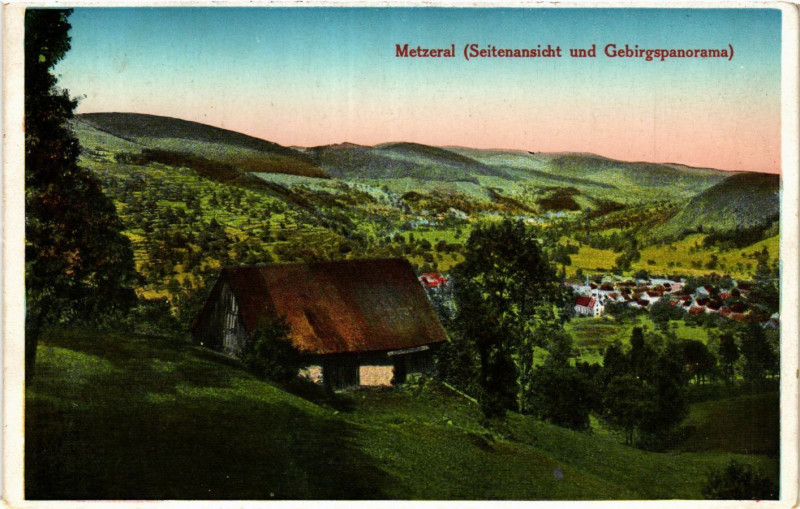 Carte postale ancienne Metzeral à Metzeral