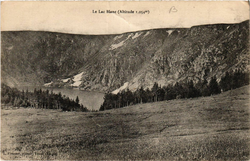 Carte postale ancienne Le Lac Blanc