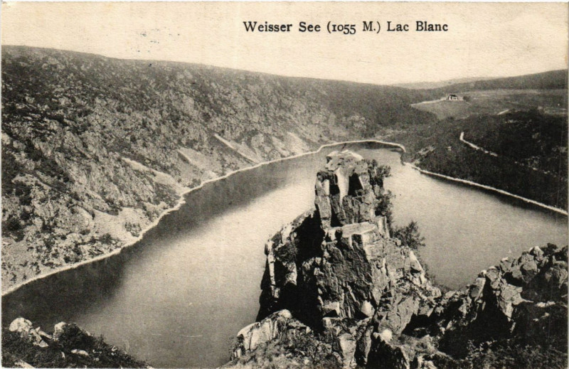 Carte postale ancienne Weisser See - Lac Blanc