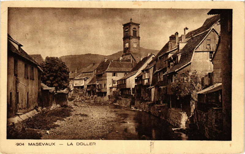 Carte postale ancienne Masevaux - La Doller