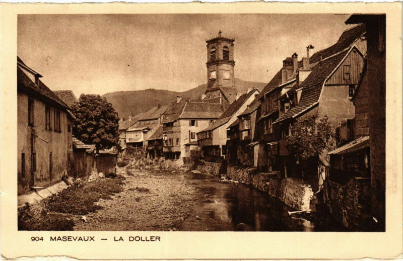 Carte postale ancienne Masevaux - La Doller