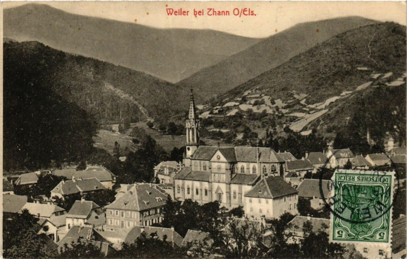 Carte postale ancienne Weiler b. Zhann