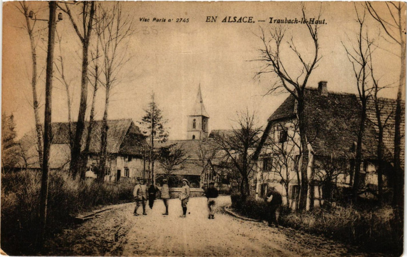 Carte postale ancienne En Alsace - Traubach-le-Haut à Traubach-le-Haut