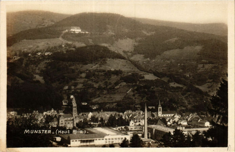Carte postale ancienne Munster à Munster