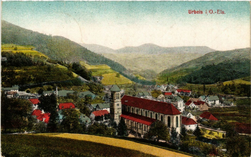 Carte postale ancienne Urbeis - Panorama - Vue générale