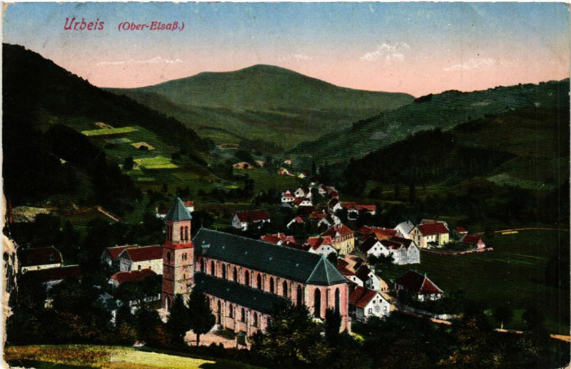 Carte postale ancienne Urbeis - Panorama - Vue générale