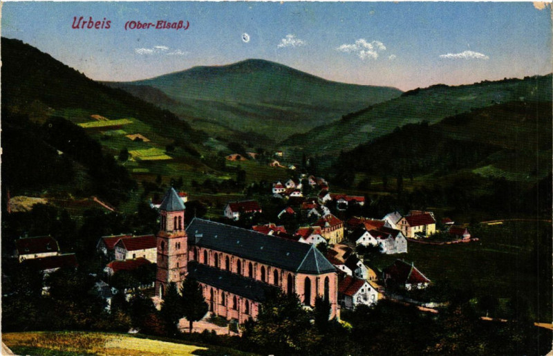 Carte postale ancienne Urbeis - Panorama - Vue générale