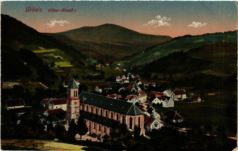Carte postale ancienne Urbeis - Panorama - Vue générale