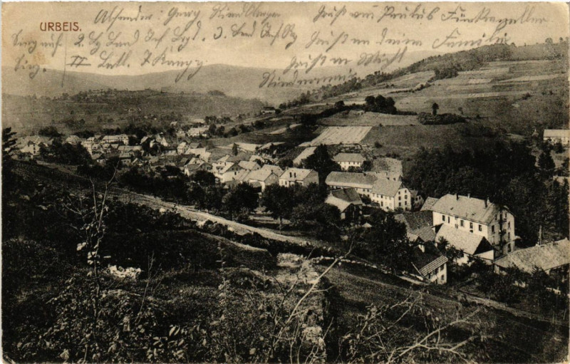 Carte postale ancienne Urbeis - Panorama