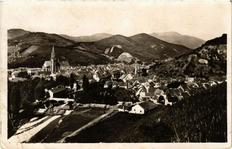 Carte postale ancienne Thann - Vue générale à Thann