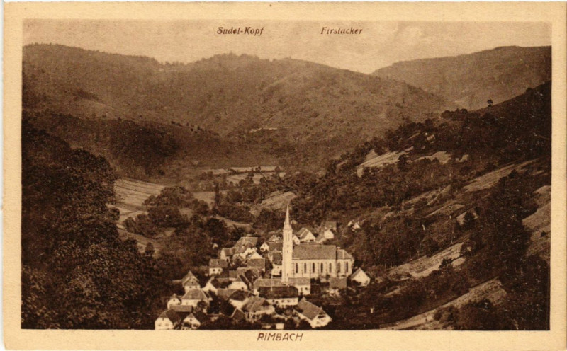 Carte postale ancienne Sundel-Kopf - Firstacker