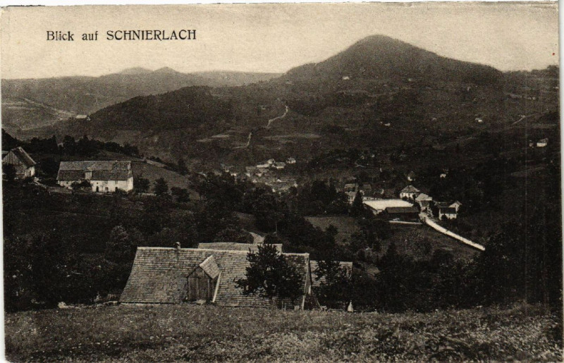 Carte postale ancienne Schnierlach - Blick auf Schnierlach