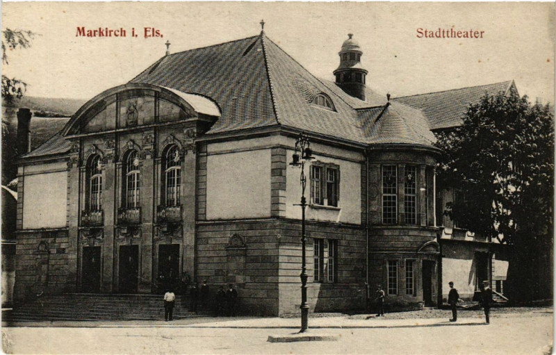 Carte postale ancienne Markirch - Sainte-Marie-aux-Mines - Stadttheater à Sainte-Marie-aux-Mines