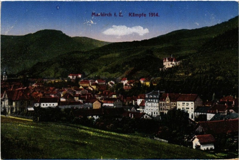 Carte postale ancienne Markirch - Sainte-Marie-aux-Mines - Panorama - Vue générale à Sainte-Marie-aux-Mines