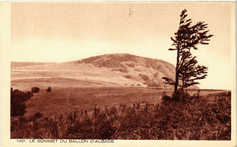 Carte postale ancienne Le Sommet du Ballon D'Alsace