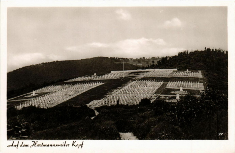 Carte postale ancienne Hartmannsweiler Kopf - Scene