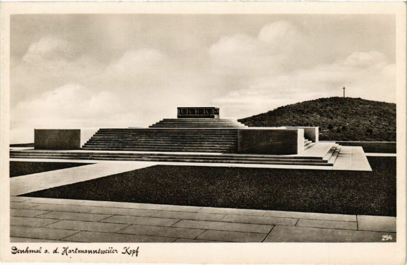 Carte postale ancienne Hartmannsweiler Kopf - Denkmal