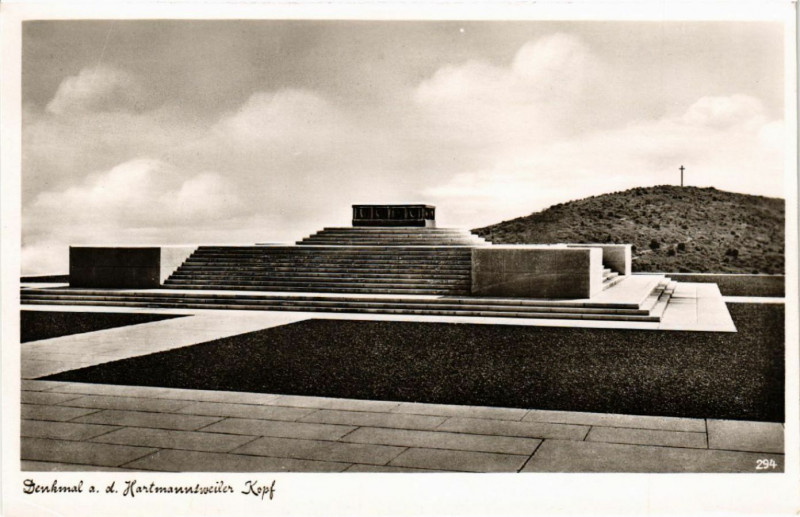 Carte postale ancienne Hartmannsweiler Kopf - Denkmal