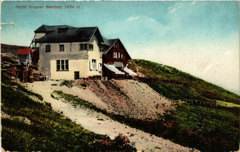 Carte postale ancienne Grosser Belchen - Hotel Grosser Belchen