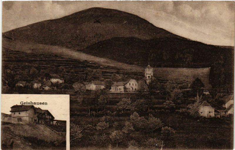 Carte postale ancienne Geishausen - Panorama - Scene
