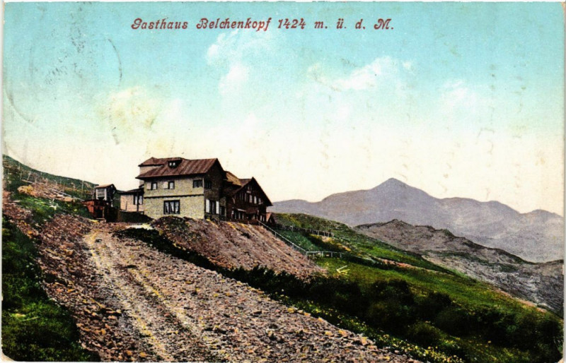 Carte postale ancienne Gasthaus Belchenkopf