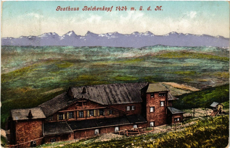 Carte postale ancienne Gasthaus Belchenkopf