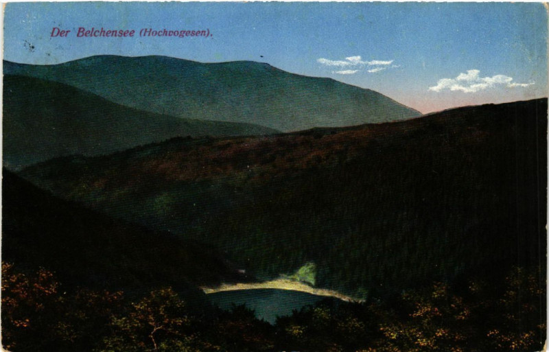 Carte postale ancienne Der Belchen See - Hochvogesen