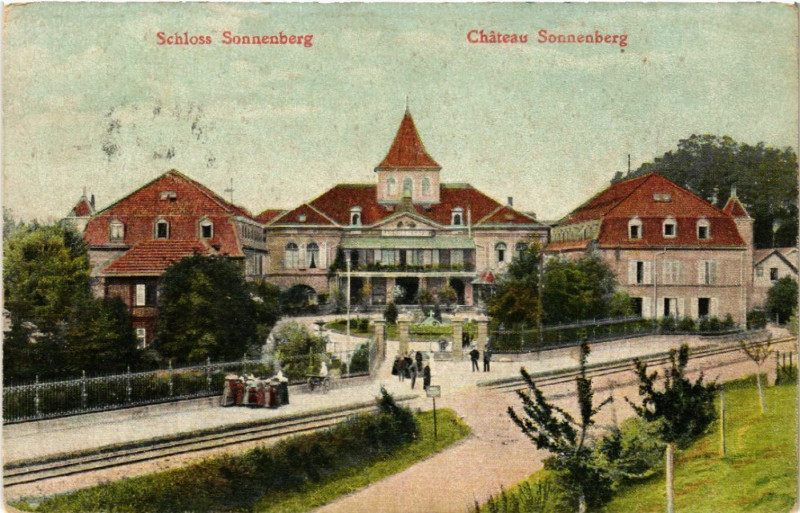 Carte postale ancienne Chateau Sonnenberg - Schloss Sonnenberg - Scene