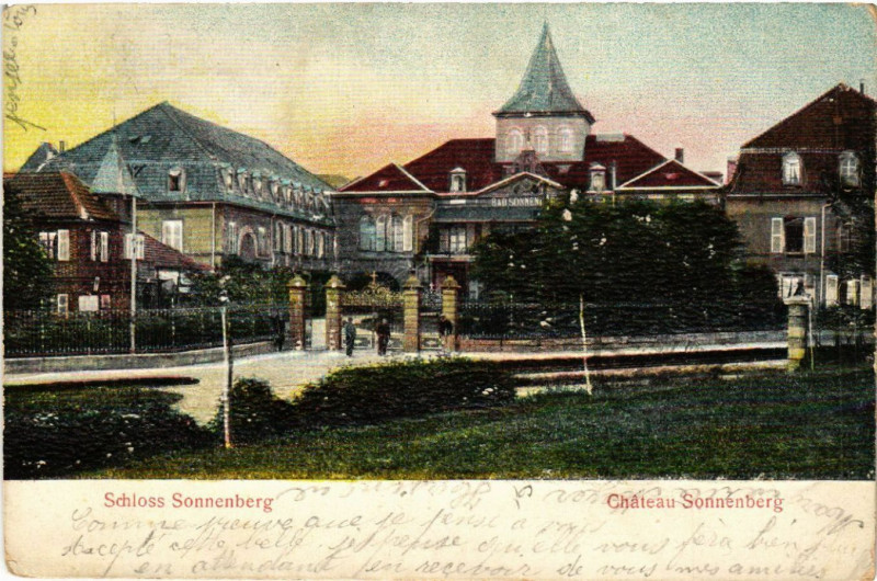Carte postale ancienne Chateau Sonnenberg - Schloss Sonnenberg - Scene