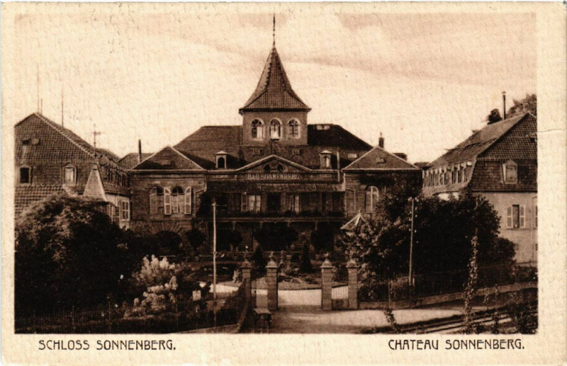 Carte postale ancienne Chateau Sonnenberg - Schloss Sonnenberg - Scene