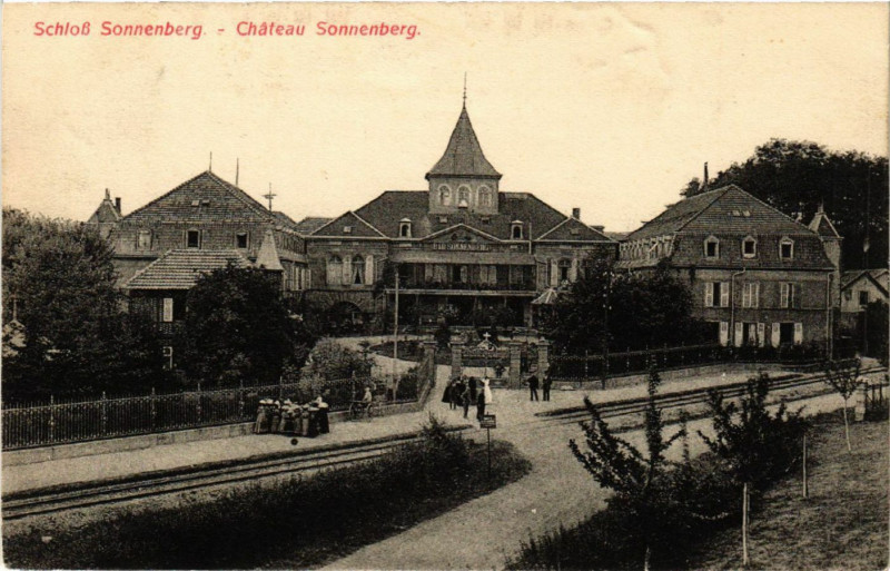 Carte postale ancienne Chateau Sonnenberg - Schloss Sonnenberg - Scene