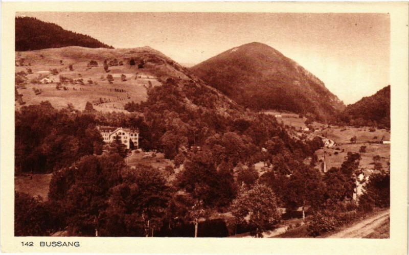 Carte postale ancienne Bussang - Panorama