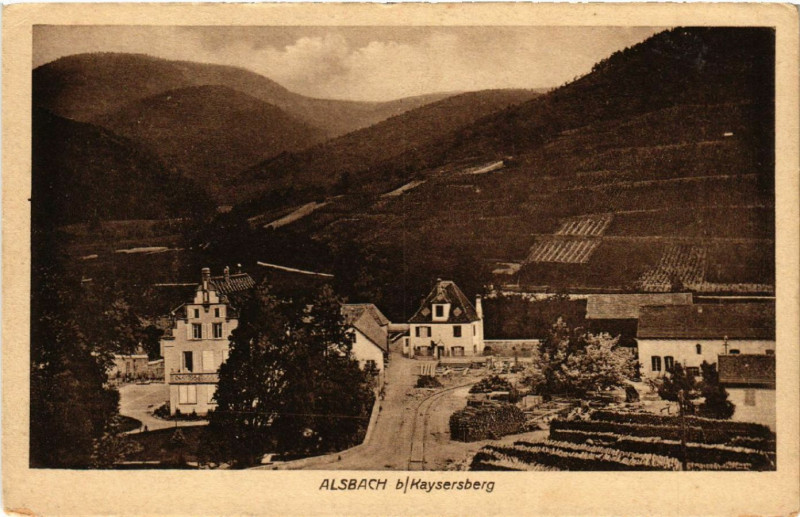 Carte postale ancienne Alsbach b/KAYSERSBERG - Vue - Scene